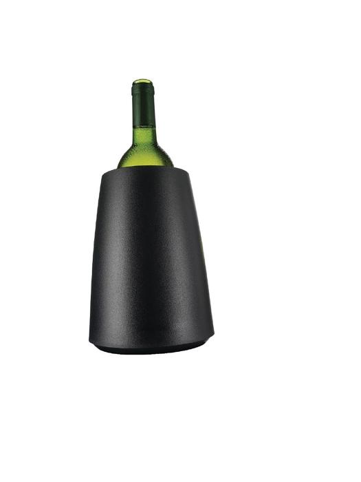 Seau à Vin - Noir - Ø 15,5 x H 20,8 CM - Inox - Vacu-fin - CD411 CD411 €20.57 Rafraîchisseurs de vin