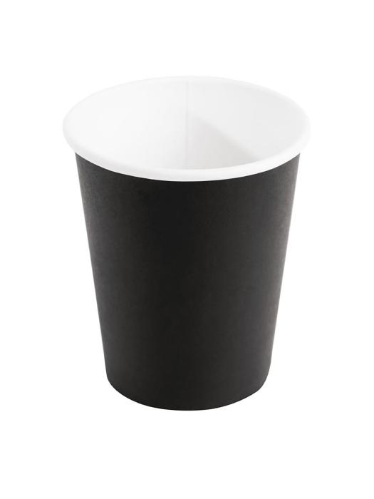 Gobelets à café jetables - 23 CL - 50 pièces - Noir - Ø 8,3 x H 9 CM - Carton - Fiesta - GF041 GF041 €3.29 Gobelets/verres jetables