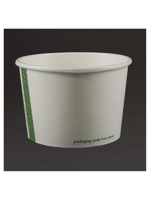 Contenants jetables - 0,45 Litre - 500 pièces - Ø 11,5 x H 7,7 CM - Carton/Pla - Vegware - GF047 GF047 €92.05 Emballage jetable