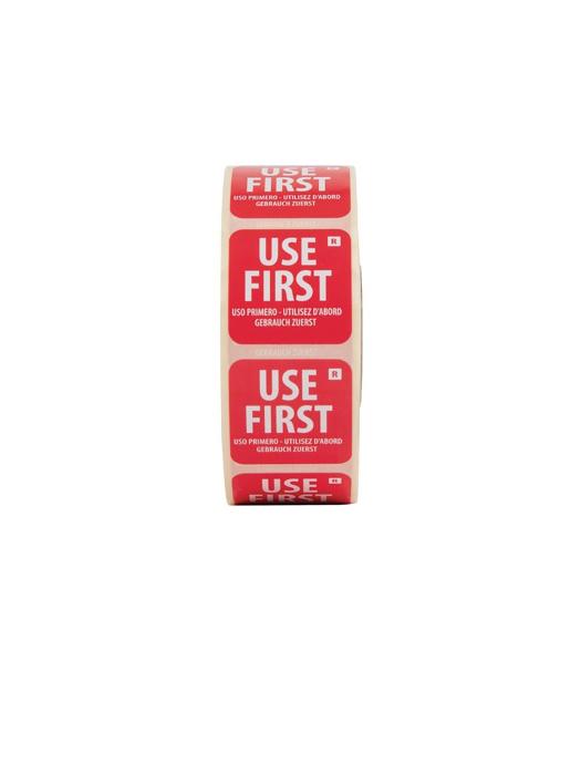Etiquettes de durée de conservation - "Use First" - 1000 pièces - Ø 2,5 CM - Vogue - E149 E149 €7.99 Autocollants de jour