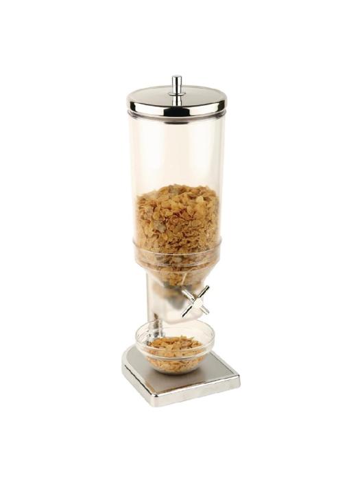 Distributeur de céréales - 4,5 Litre - Transparent - H 52 x 22 x 17,5 CM - Plastique/Inox - APS - S504 S504 €69.07 Distributeur d'aliments