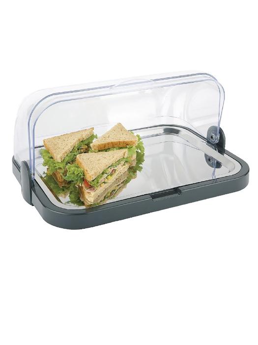 Présentoir buffet réfrigéré - H 20,5 x 44 x 32 CM - Inox - APS - CB793 CB793 €38.81 Buffet petit-déjeuner/déjeuner