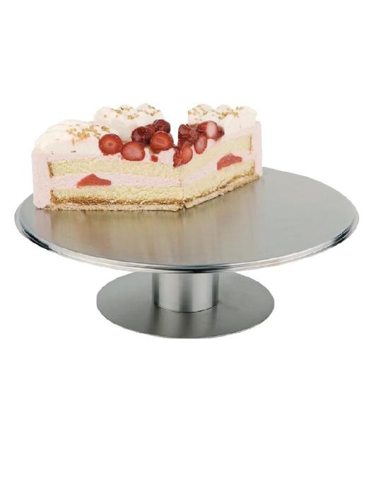 Plat à gâteau - Ø 30 x H 9 CM - Inox - APS - U262 U262 €37.02 Présentoirs à gâteaux