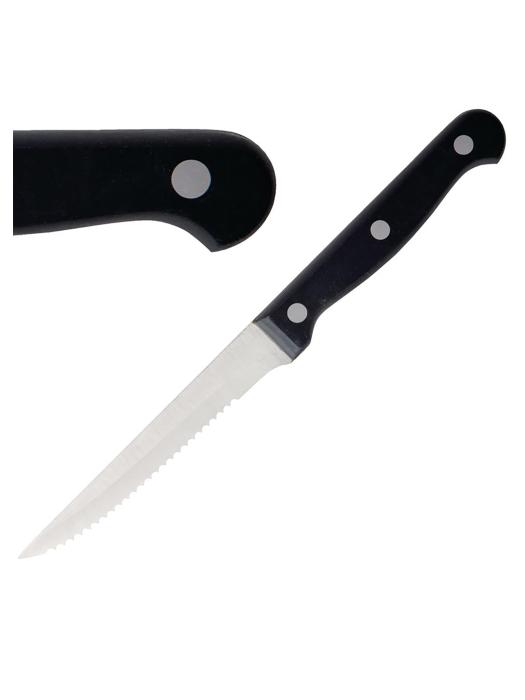 Couteau à steak - 12 pièces - Noir - H 21,5 x 21,5 CM - Olympia - C134 C134 €23.99 Couteaux à steak