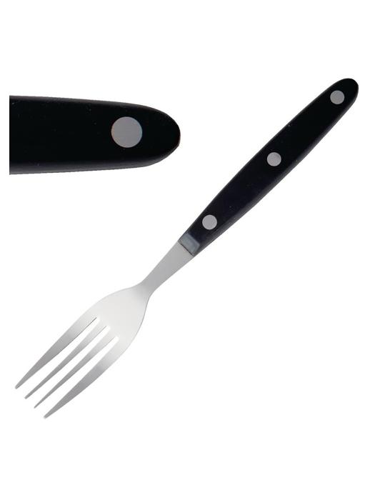 Fourchette à steak - 12 pièces - Noir - H 20 x 20 CM - Olympia - C135 C135 €23.99 Fourchettes à steak