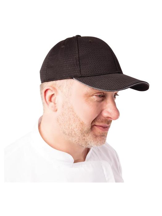 Casquette de baseball - Unisexe - Taille unique - Noir/Gris - Polyester/Coton - Chef Works - A942 A942 €15.89 Toques de chef
