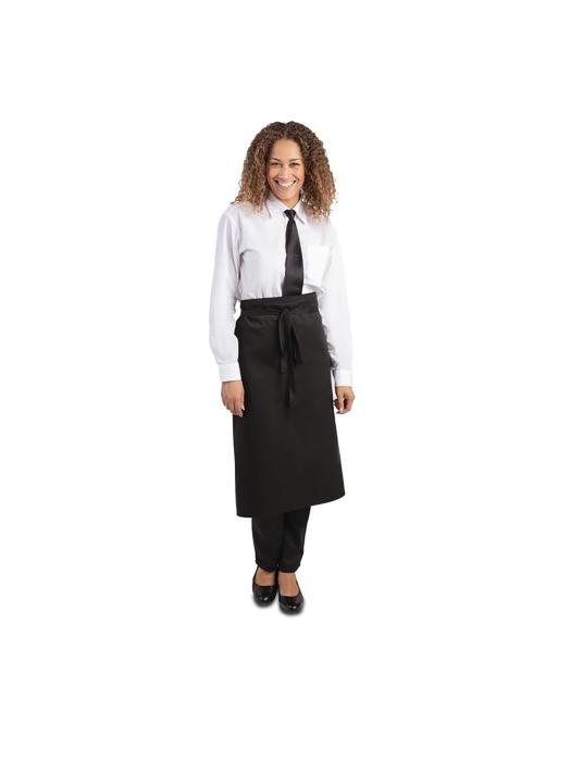 Tablier - Unisexe - Regular Fit - Noir - 91,5 x 76,2 CM - Polyester/Coton - Whites Chefs Clothing - A968 A968 €9.59 Tabliers et tabliers à bavette