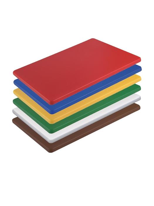 Ensemble planche à découper - Petit - HDPE - 6 pièces - Polyéthylène haute densité - Hygiplas - HC869 HC869 €39.28 Lames de coupe / planches à découper