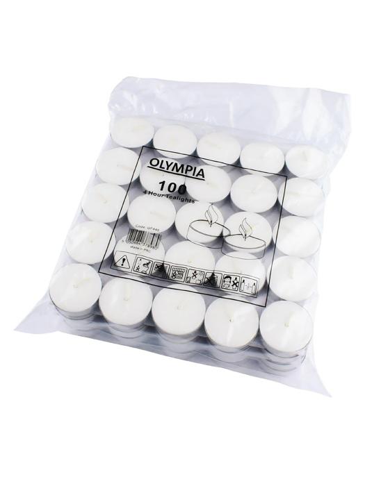Photophores - 4 heures - 100 pièces - H 28 x 22 CM - Cire - Olympia - GF448 GF448 €5.49 Bougies