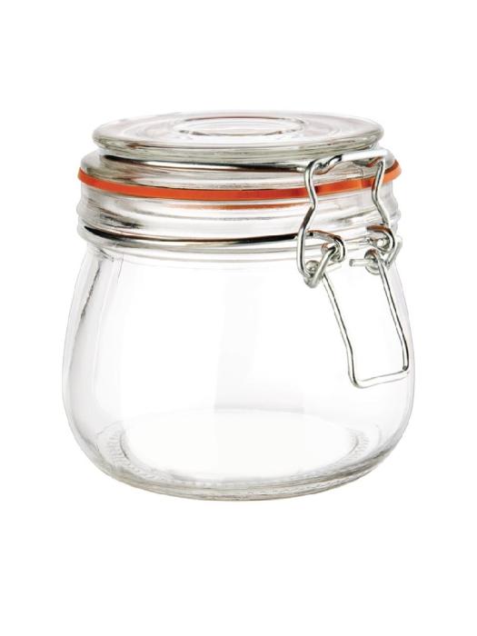 Bocal à conserve - 0,5 Litre - Ø 8,9 x H 10,5 x 10,5 x 10,5 CM - Verre - Vogue - P490 P490 €6.19 Bocaux/boîtes à provisions