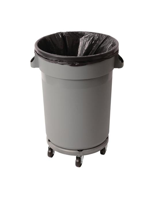 Wielbasis afvalcontainer - Grijs - Jantex - L645 L645 €58.99 Overige