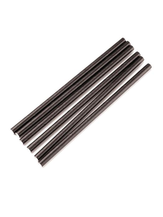 Pailles jetables - Compostables - 250 pièces - Noir - Ø 0,5 x 14 CM - Papier - Fiesta Green - CY080 CY080 €4.69 Pailles jetables