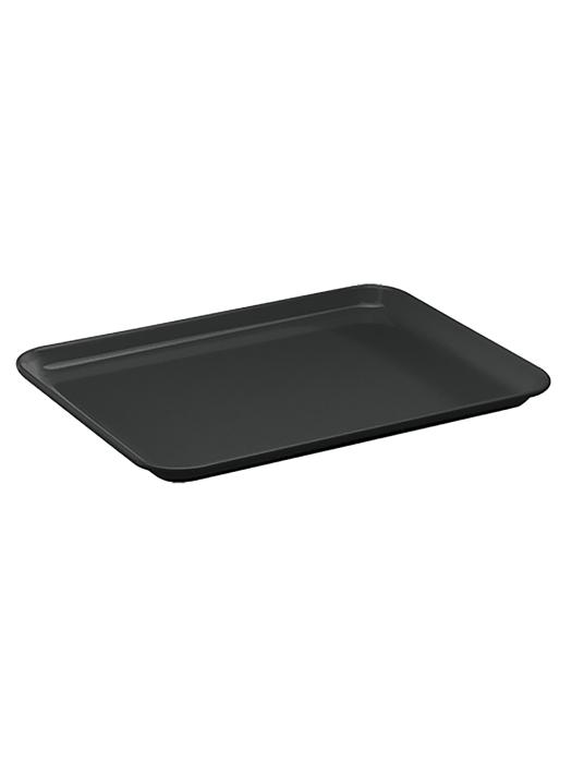 Schotel - H 1.7 x 27 x 21 CM - 0.2 KG - Melamine - Zwart - WACA - 937642 E937642 €10.15 Schalen