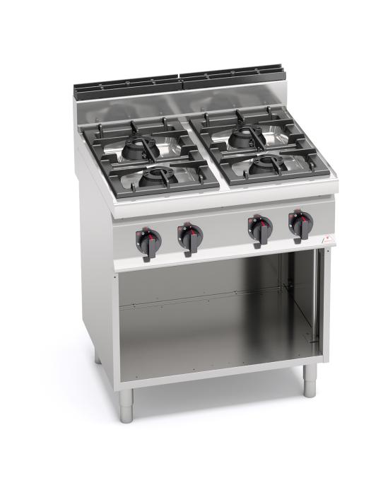 Plaque de cuisson à gaz - 4 brûleurs - Puissance maximale - Berto's - G7F4MP G7F4MP €1,999.00 La ligne 700 de Berto