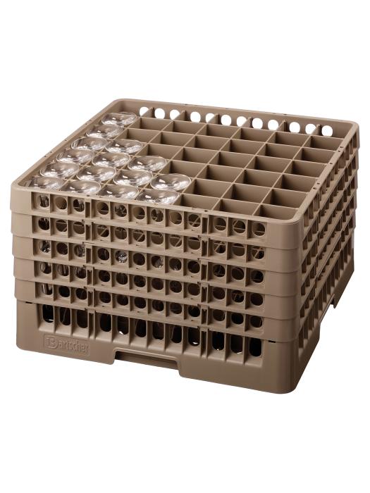 Panier lave-vaisselle pour verrerie - 49 compartiments - 50 x 50 x 30,6 cm - Bartscher - 5355 5355 €77.11 Paniers généraux pour lave-vaisselle