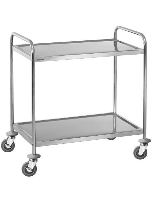 Chariot de service - 2 plateaux - Inox - Démontable - Bartscher - A300062 A300062 €101.00 Chariots de service