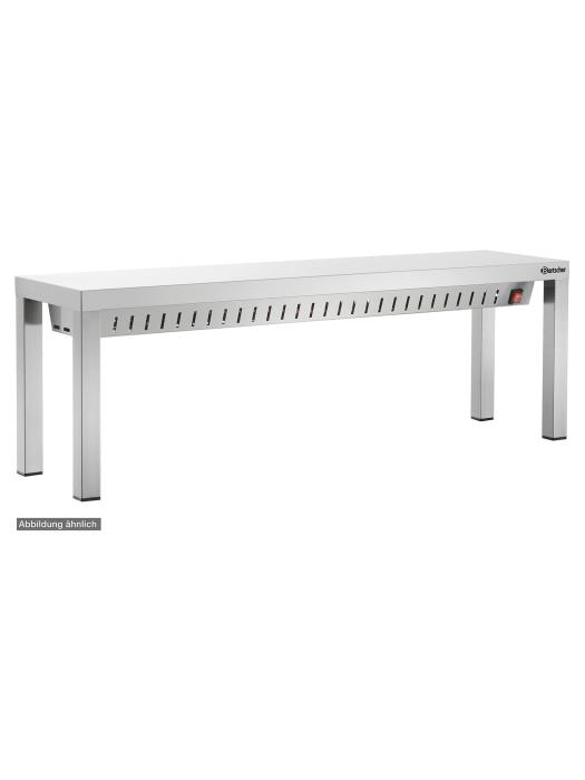 Etagere - Chauffante Infrarouge - 140 CM - 1 Niveau - 3 Radiateurs - Bartscher - 112141 112141 €681.80 Etagères chauffantes