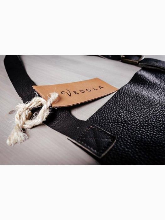 Tablier - Cuir - Marron Foncé - Vedgla - VEDGLA-DARK BROWN VEDGLA-DONKERBRUIN €79.00 Tabliers en cuir