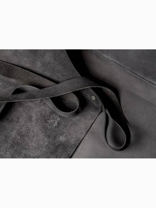 Tablier - Cuir - Noir - Vedgla - VEDGLA-NOIR VEDGLA-ZWART €79.00 Tabliers en cuir