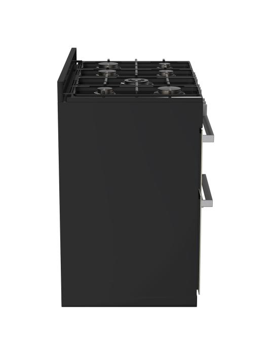 Cuisinière à gaz - 7 brûleurs - 2 fours électriques - Gril - Rangement - Beige - 400V - G-Line 75718 €999.00 Cuisinières à gaz avec four