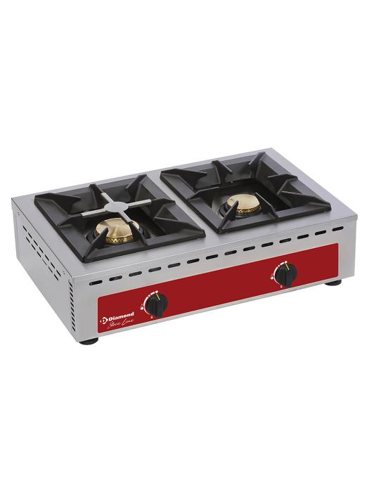 Brûleur gaz - 2 Brûleurs - Modèle de table - 7 + 5kW - Diamant - RF2G/Q RF2G/Q €714.00 Brûleurs