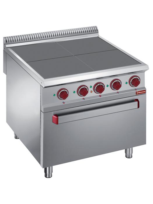 Cuisinière - Electrique - Avec four - 4 Plaques - 30x30 CM - Diamant - E9/4SPF8 E9/4SPF8 €5,007.75 Ligne Diamond 900