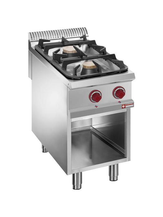 Cuisinière à gaz - 2 feux - Fond ouvert - Diamant - G9/2BA4 G9/2BA4 €1,261.50 Ligne Diamond 900