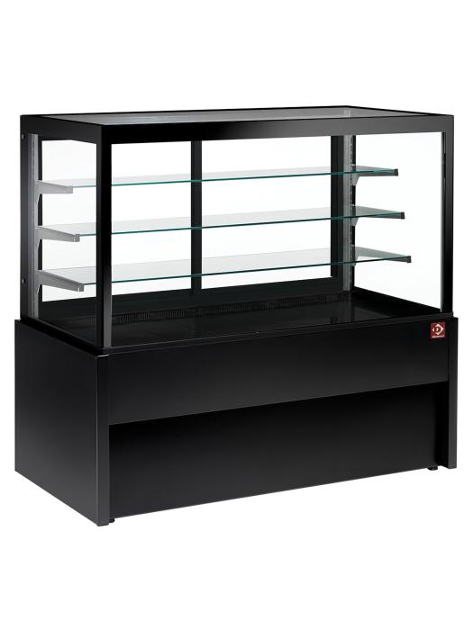 Koeltoonbank Capri Line - 120 CM - Rechte ruit - 4 Niveaus - 490W - 230V - Zwart - Diamond - CB12V-B9/P2 CB12V-B9/P2 €3,252.75 Koeltoonbanken