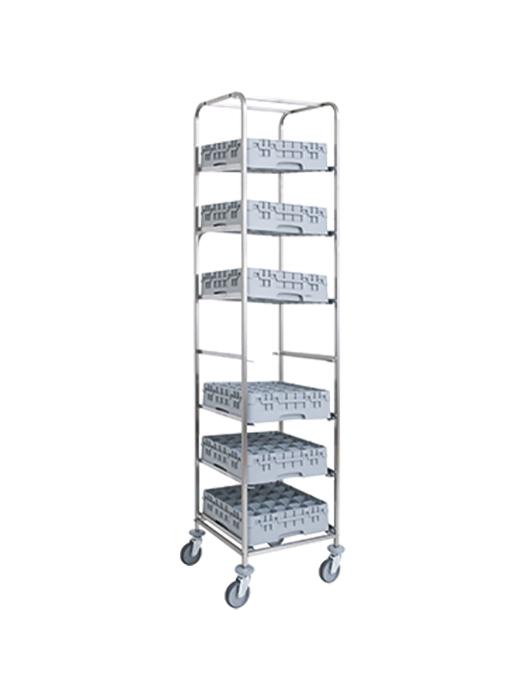 Chariot paniers lave-vaisselle - 7 Niveaux - Panier 50 x 50 CM - Diamant - CCL-7G CCL-7G €375.00 Chariots de transport