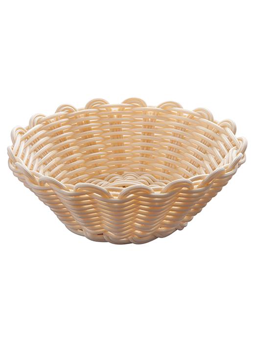 Corbeille à pain - H 6.5 CM - 0.08 KG - Ø18 CM - Polypropylène - Beige - 125040 E125040 €2.95 Paniers à pain