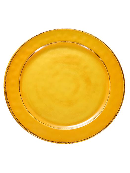 Assiette - H 2.5 CM - 0.301 KG - Ø22 CM - Mélamine - Jaune - 060180 E060180 €4.05 Assiettes