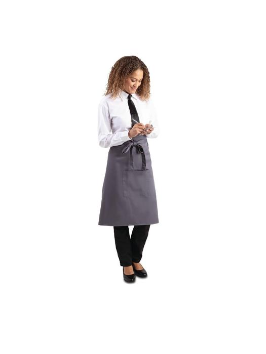 Tablier - Unisexe - Gris - 100 x 70 CM - Polyester/Coton - Vêtements de Chef Blancs - B158 B158 €16.23 Tabliers et tabliers à bavette