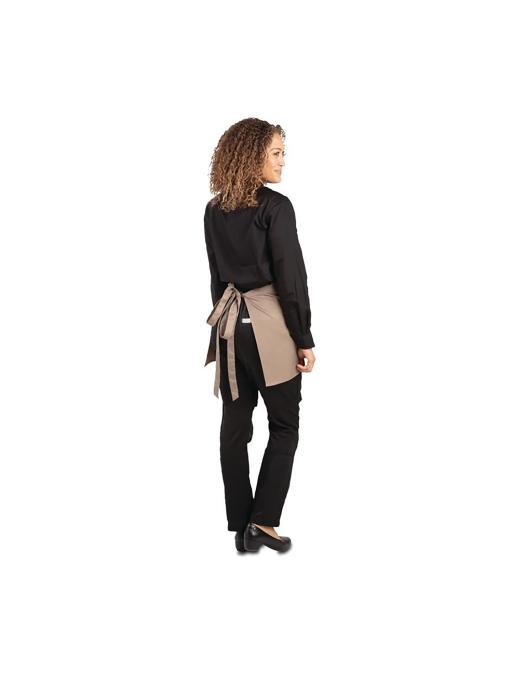 Tablier - Court - Unisexe - Marron Clair - 75 x 37,3 CM - Polyester/Coton - Vêtements de Chef Blancs - B432 B432 €7.29 Tabliers et tabliers à bavette
