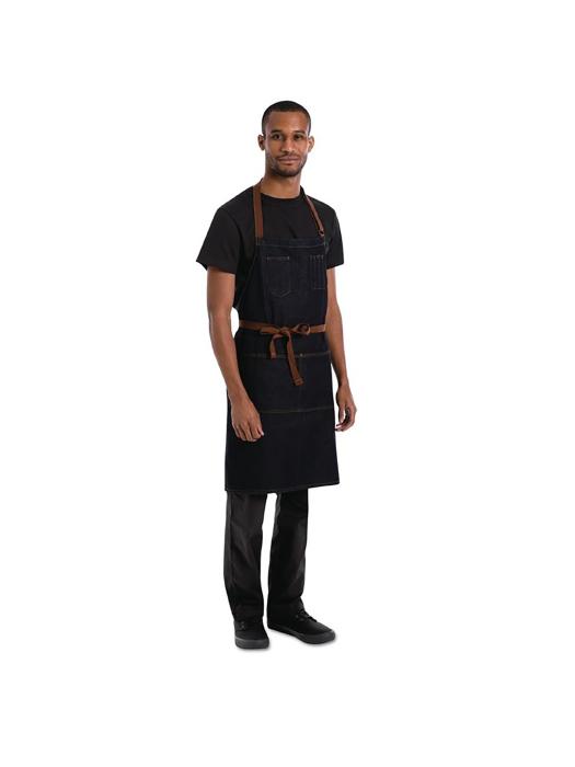 Tablier - Court - Unisexe - Indigo - 76 x 86,5 CM - Coton - Chef Works Urban - B721 B721 €43.50 Tabliers et tabliers à bavette