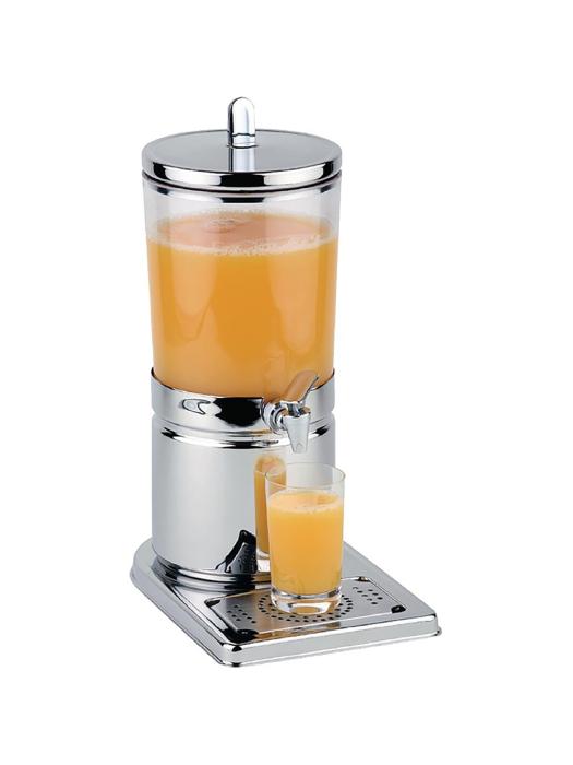 Distributeur de jus - 4 Litres - Blanc - H 43 x 32 x 21 CM - Acrylique/Inox - APS - CF064 CF064 €225.00 Distributeurs de boissons réfrigérées