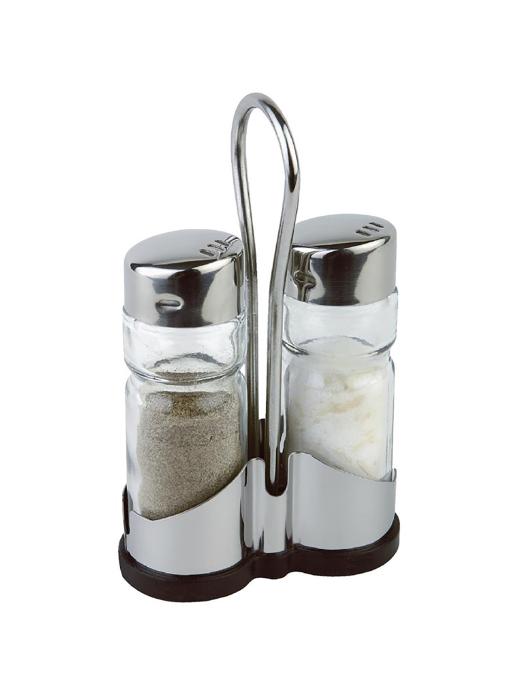 Ensemble poivre/sel - H 13 x 4 x 8 CM - Verre/inox - APS - CF295 CF295 €4.69 Présentation