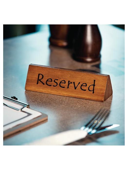 Porte-cartes menu - 10 pièces - H 4,2 x 15 x 4,6 CM - Bois - Olympia - CM921 CM921 €29.28 Accessoires de table