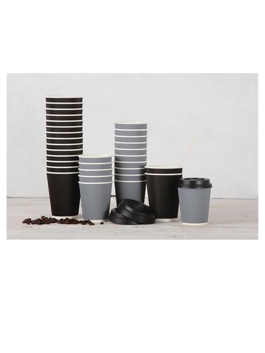Tasse à café avec couvercle - 0,35 Litre - 1000 pièces - Noir - H 1,7 CM - Fiesta - CW718 CW718 €86.99 Overige