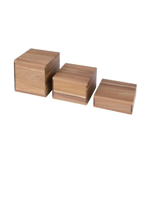 Rehausse buffet - 3 pièces - 15 x 15 CM - Bois d'acacia - Olympia - DF875 DF875 €27.71 Vitrine / Buffet Neutre