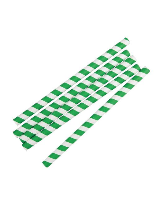 Pailles à smoothie jetables - 250 pièces - Vert/Blanc - Papier - Fiesta Green - FB148 FB148 €7.39 Pailles jetables