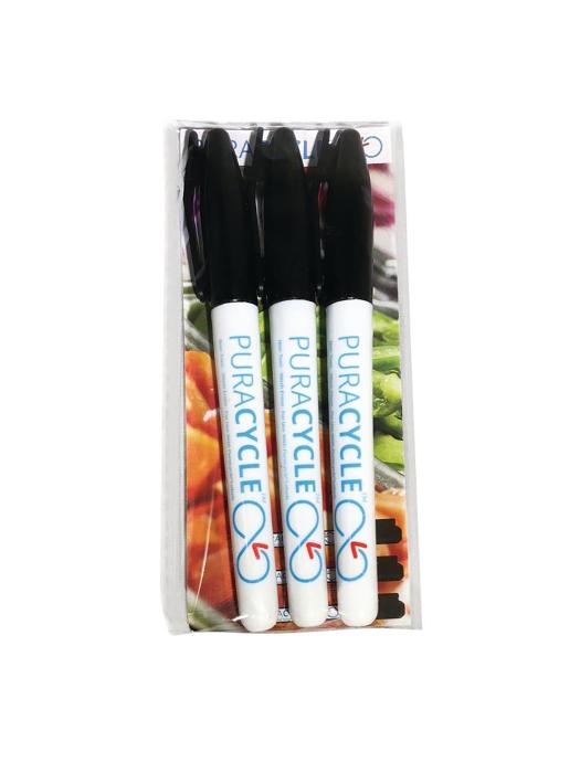Marqueurs permanents - 3 pièces - Noir - H 13,5 x 1,5 CM - FB284 FB284 €3.59 Tableaux noirs