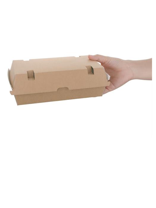 Boîtes à hamburger jetables - 100 pièces - H 8,2 x 20,4 x 10,7 CM - Vert Fiesta - FB667 FB667 €48.99 Emballage jetable