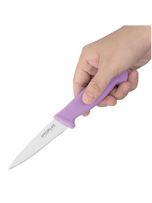 Couteau d'Office - Violet - H 1,2 x 2,6 x 18,2 CM - Inox - Hygiplas - FP732 FP732 €3.89 Couteaux