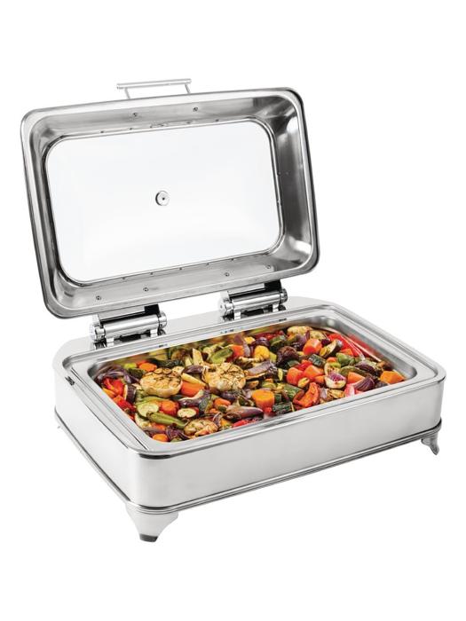 Chafing dish électrique - 8 Litres - H 25 x 59 x 45,5 CM - Inox/Verre - Olympia - GD128 GD128 €486.98 Chafing dish électrique