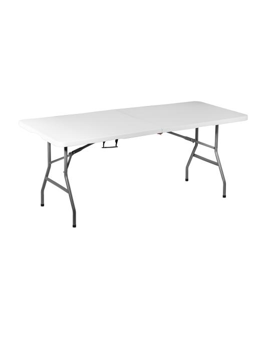 Tafel - Inklapbaar - Rechthoek - Wit - H 74 x L 180 x B 74 CM - G-Line HW-130117 €59.00 Inklapbare tafels