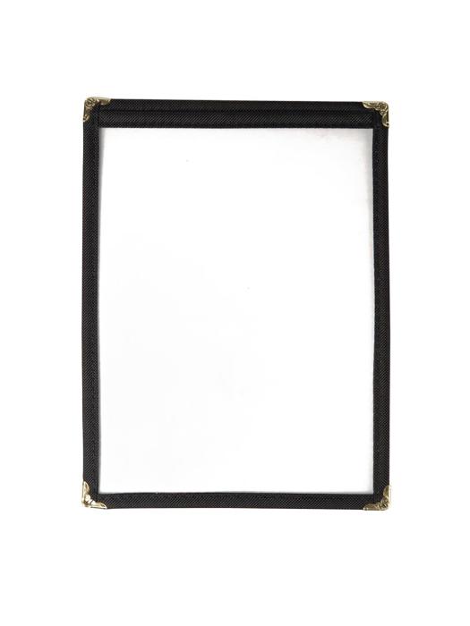 Porte menu - A5 - Noir - H 24 x 17,8 x 0,2 CM - Plastique - Olympia - E290 E290 €3.29 Accessoires de table