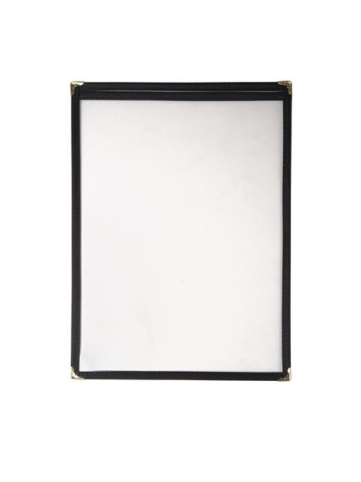 Porte menu - A4 - Noir - H 32 x 23,5 x 0,2 CM - Plastique - Olympia - E292 E292 €4.59 Présentation