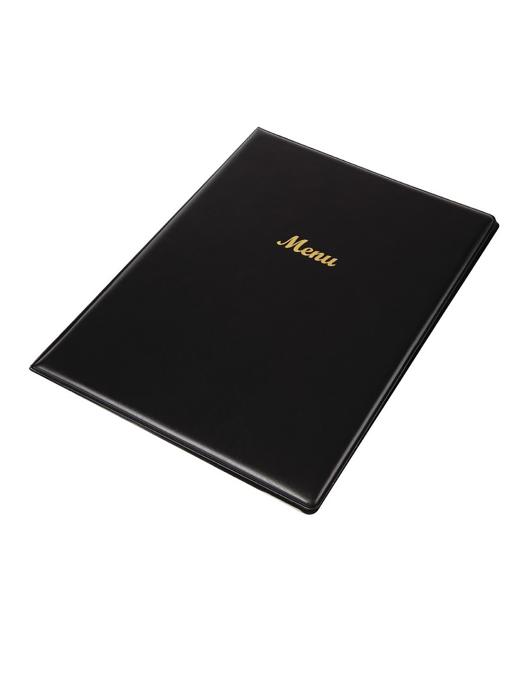 Menumap - A4 - Zwart - H 31.5 x 23.5 x 1.1 CM - PVC - Olympia - E217 E217 €8.59 Presentatie