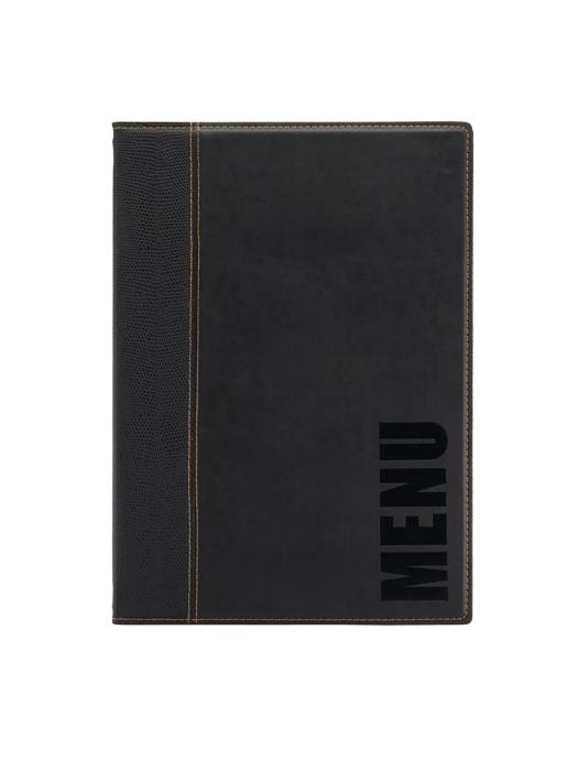Chemise menu - A4 - Noir - H 33,7 x 24,5 x 0,5 CM - Similicuir - Securit - H713 H713 €19.83 Présentation