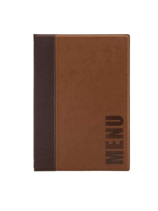 Chemise menu - A4 - Marron - H 33,8 x 24,5 x 0,5 CM - Similicuir - Securit - H721 H721 €17.59 Présentation